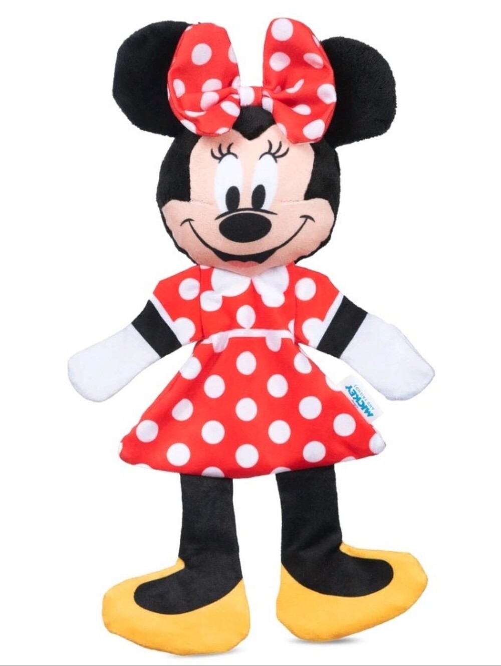 Disney Minnie Mouse 13.5" Red Polka Dot Plush Dog Toy